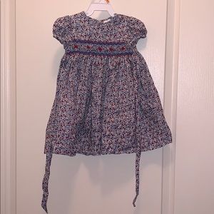 Floral smocked dress
